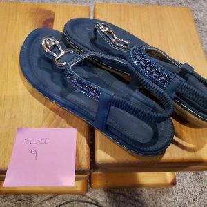 Zofrea Navy Blue Sandals